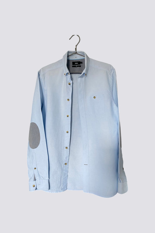 Chemise en coton avec pieces aux coudes