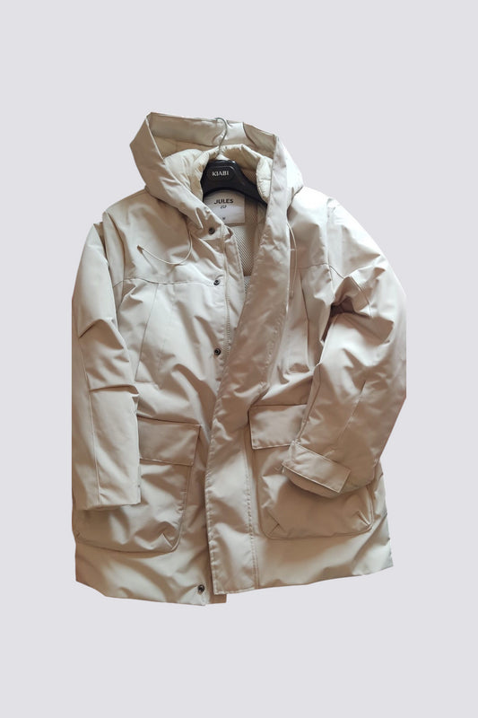 Parka hiver blanche