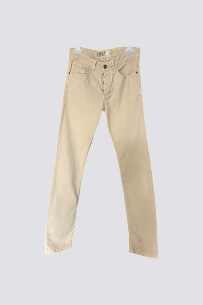 Pantalon slim WL 27 34 beige