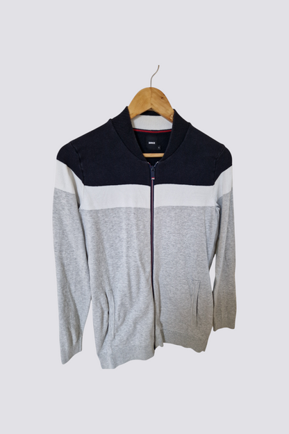 Gilet col teddy color bloc jg 12