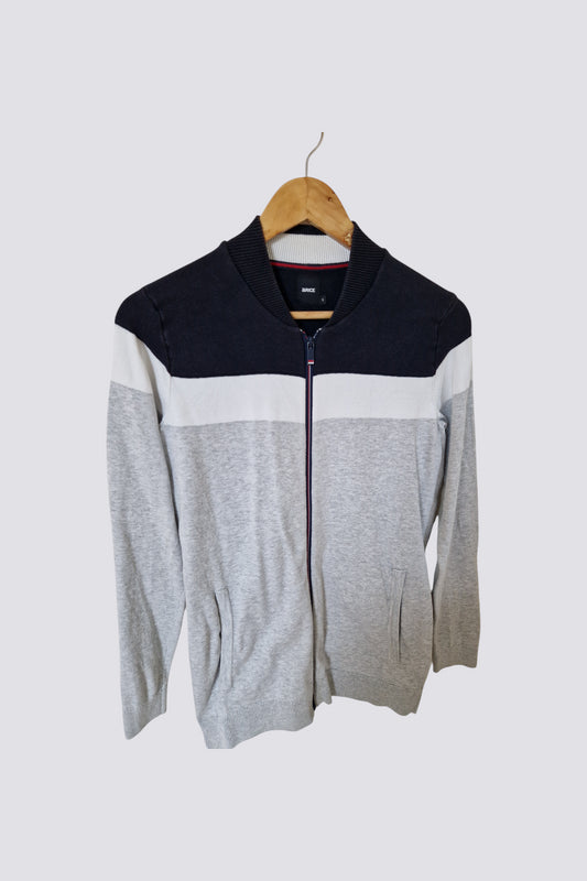 Gilet col teddy color bloc jg 12