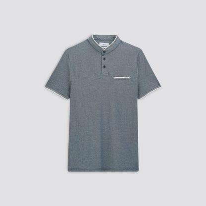 Polo col officier à manches courtes