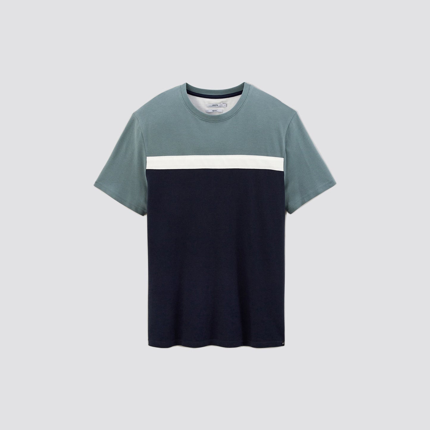 Tee shirt colorblock piqué