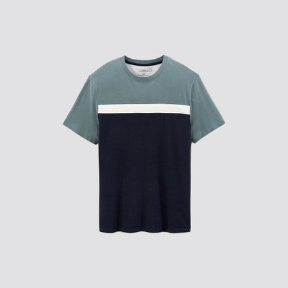Tee shirt colorblock piqué