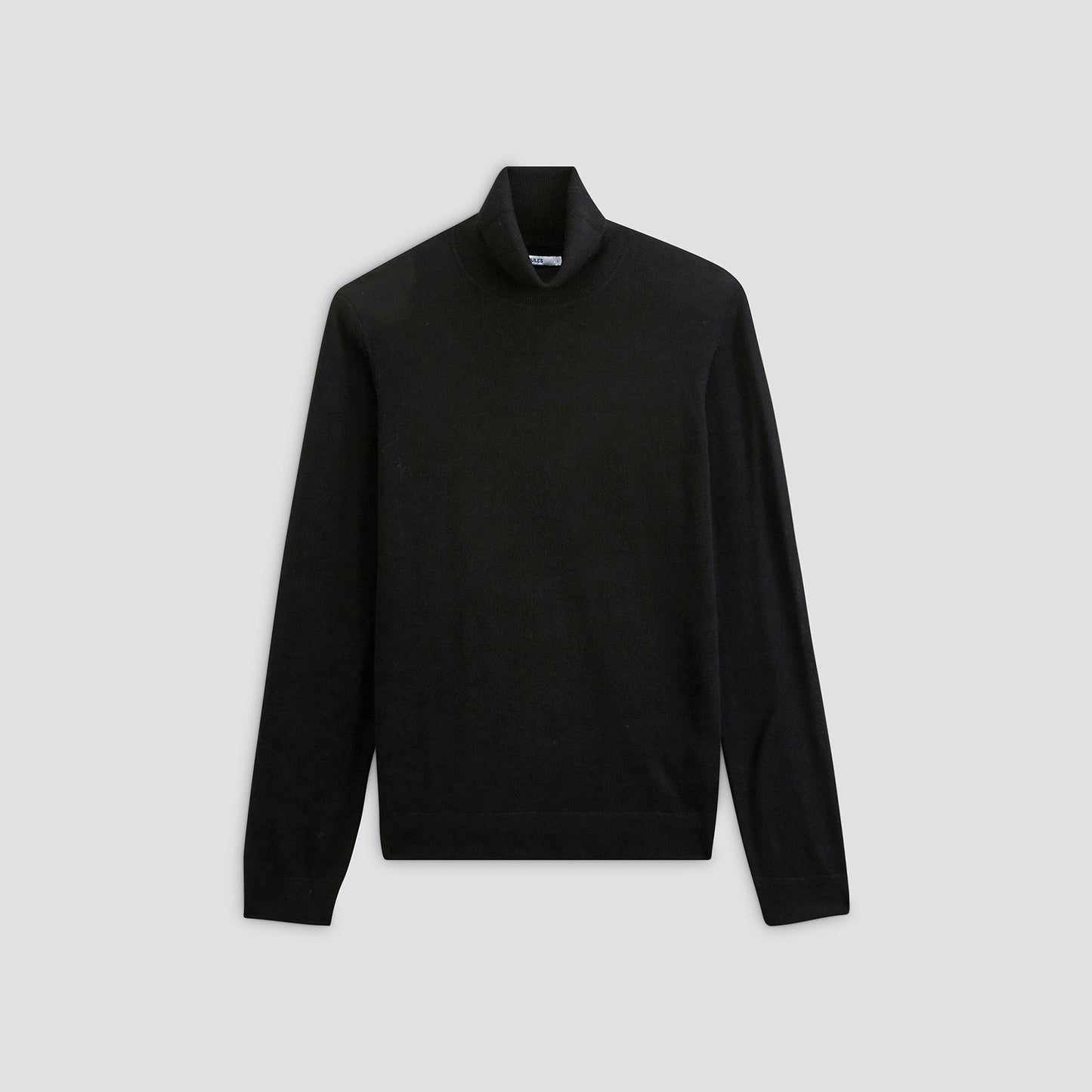 Pull col roulé mérinos uni