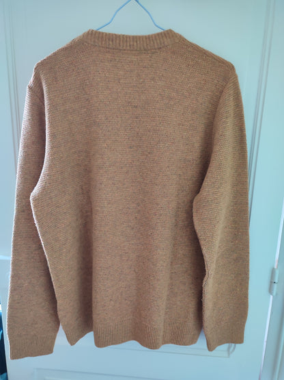 Pull en laine moutarde