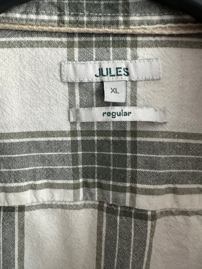 Chemise regular carreaux coton biologique