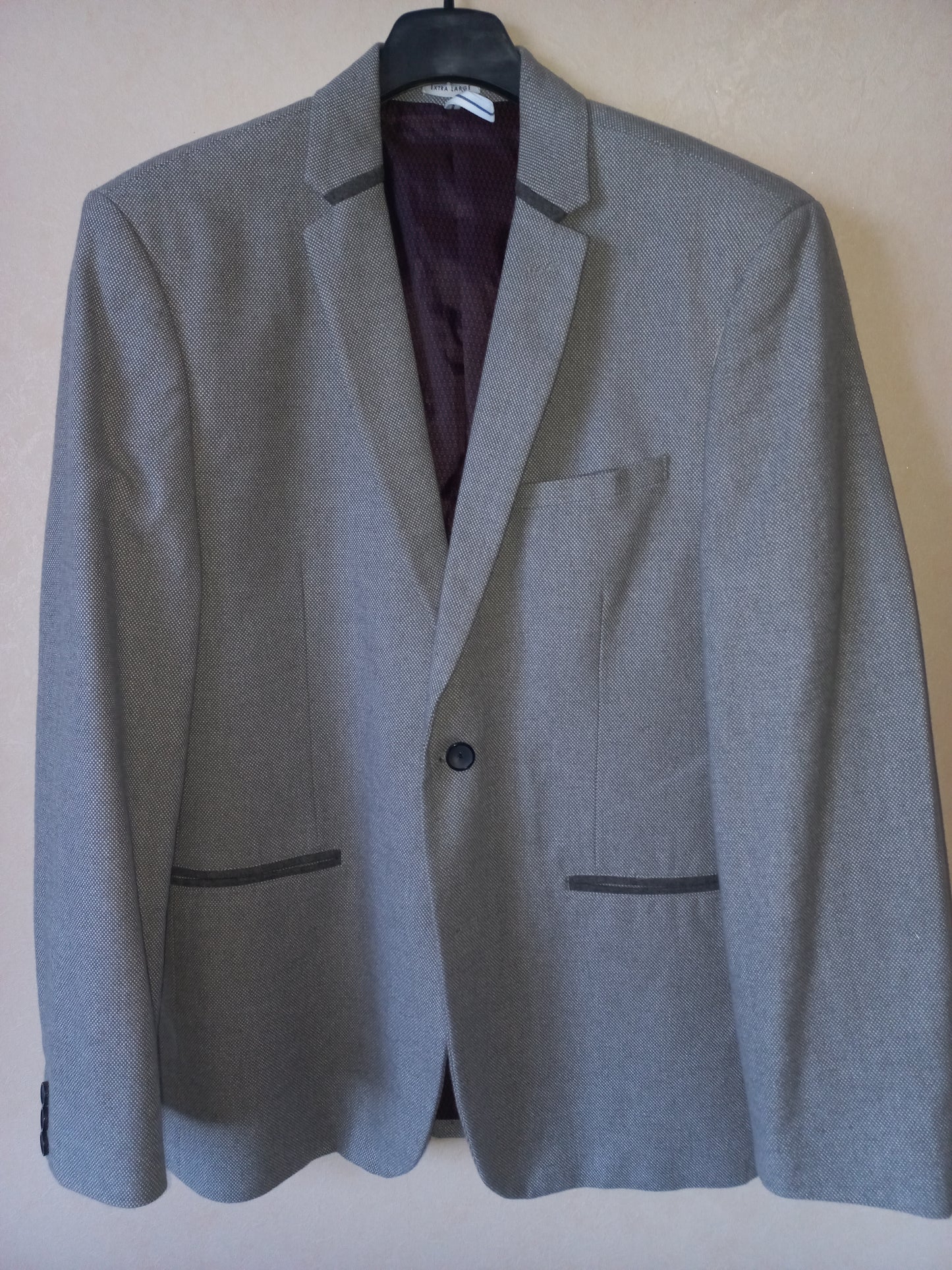 Veste slim coton majoritaire