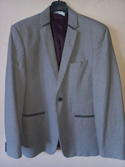 Veste slim coton majoritaire