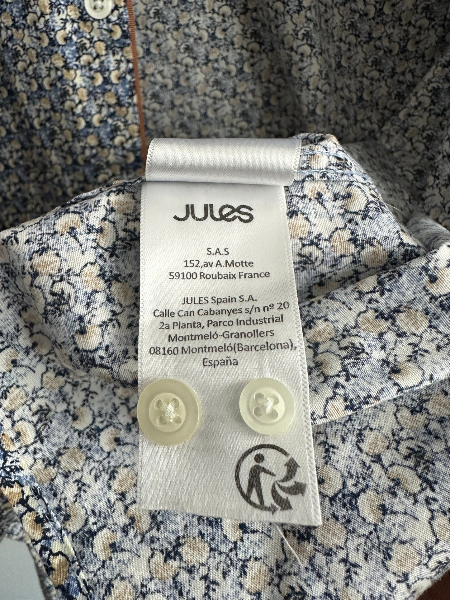 Chemise Extra Slim motif fleuri