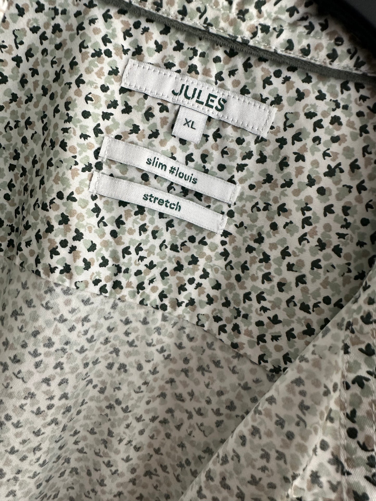 Chemise regular imprimé coton