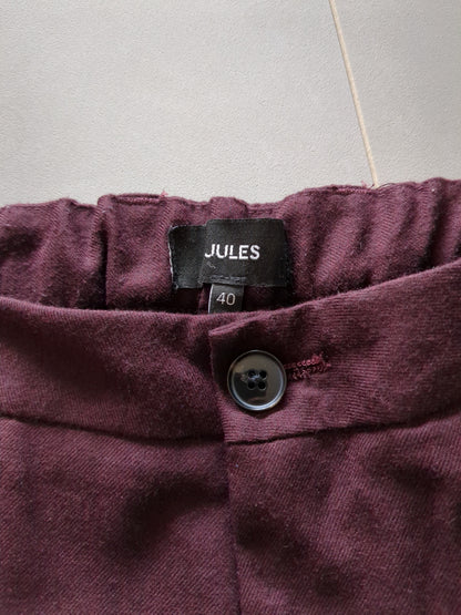 Beau pantalon bordeau