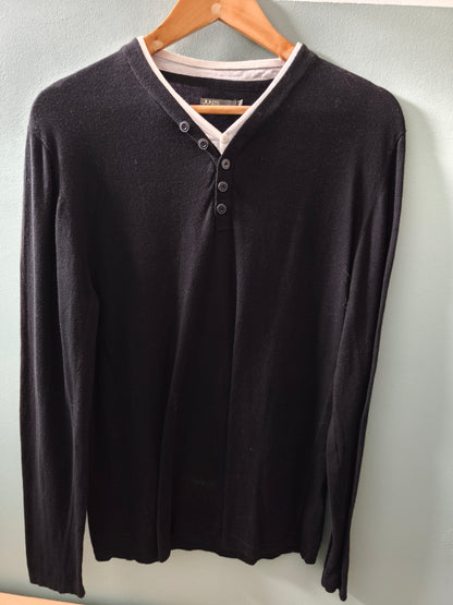 Tee shirt polo manche longue