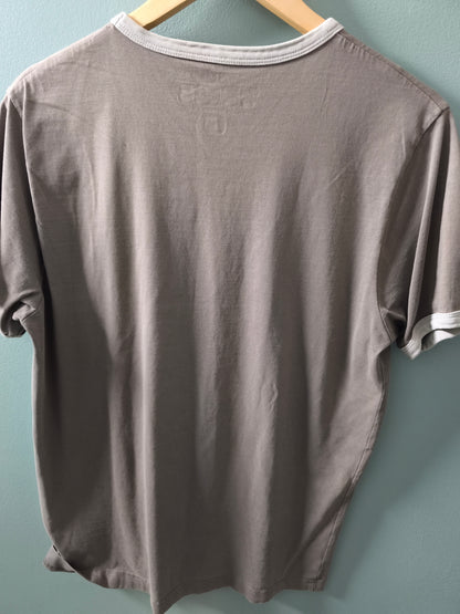 Tee shirt gris marron
