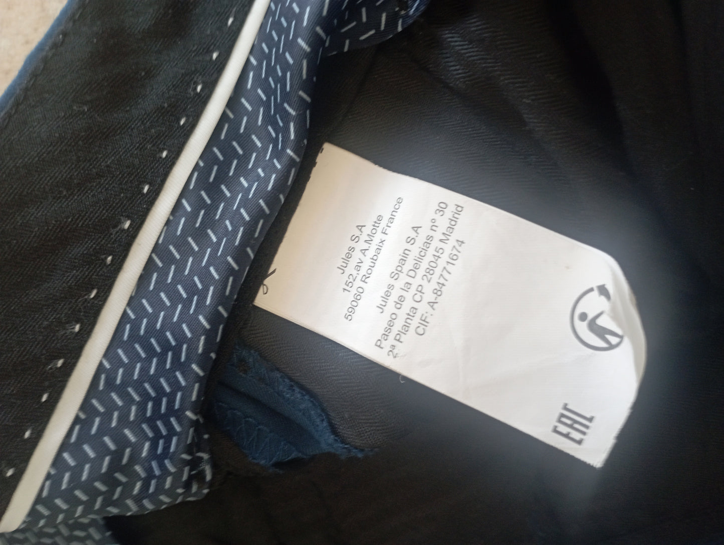 Pantalon de costume slim