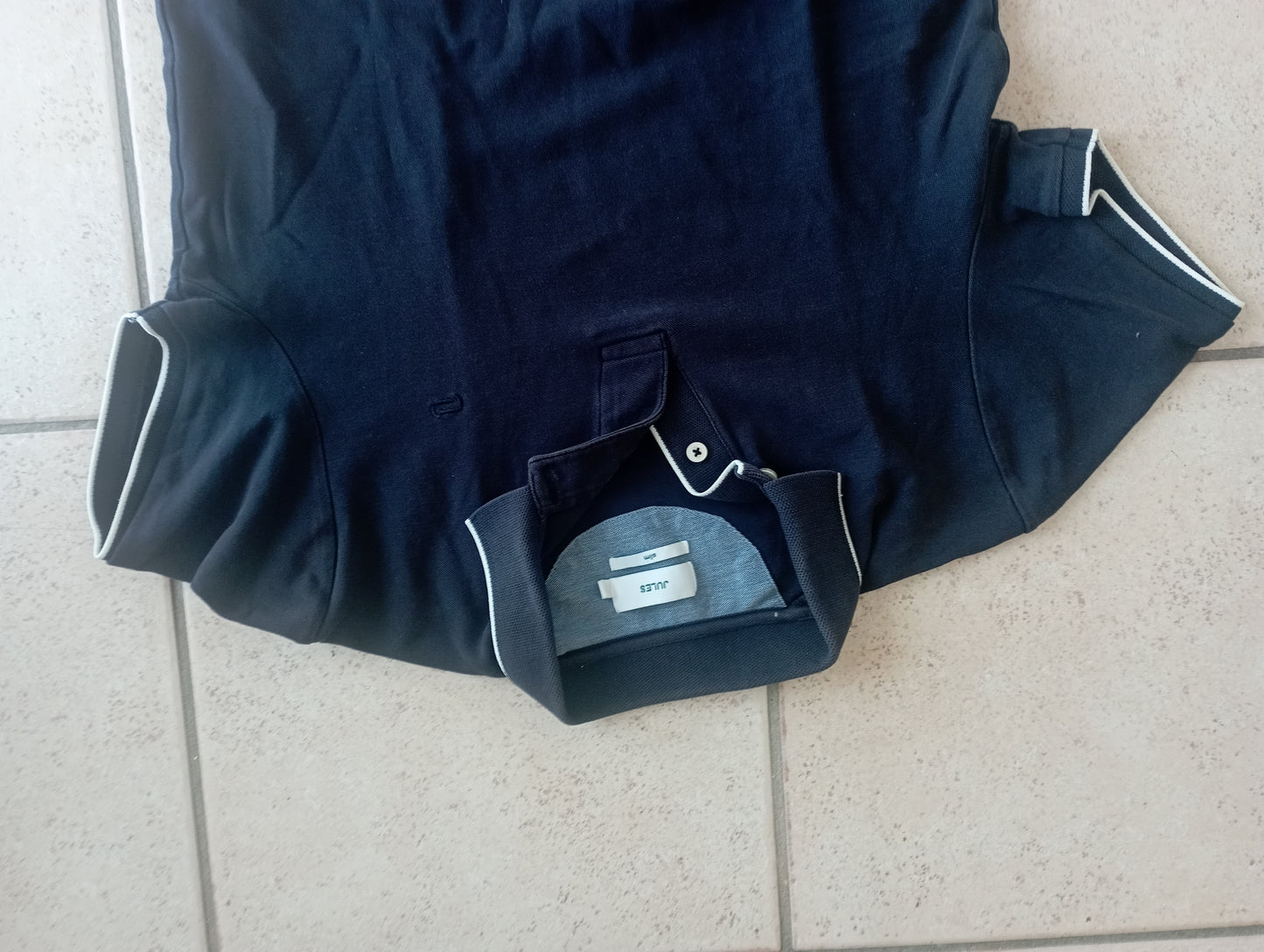 Polo homme marine