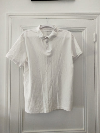 Polo blanc 100% coton regular