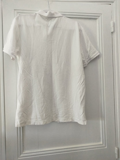 Polo blanc 100% coton regular