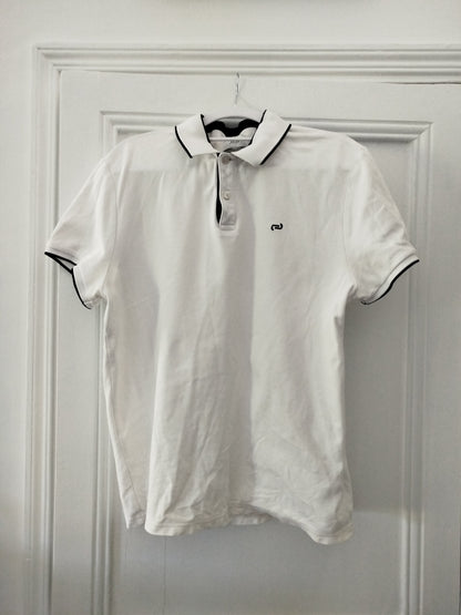 Polo blanc 100% coton