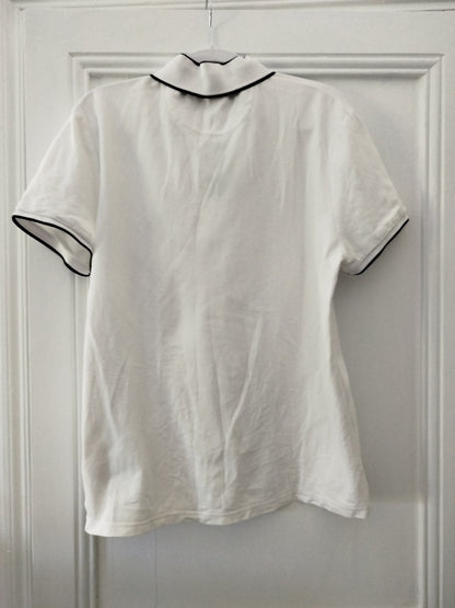 Polo blanc 100% coton