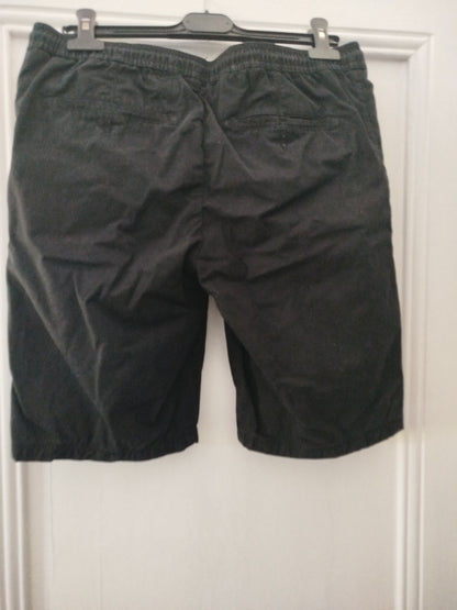 Short noir 100% coton