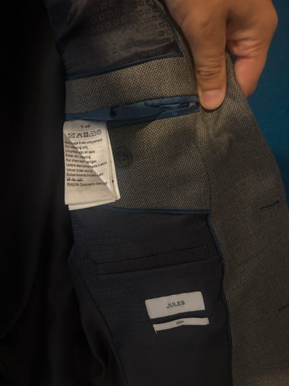 Veste de costume matière reliefée