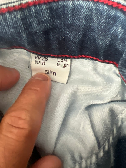 Jeans slim bleu