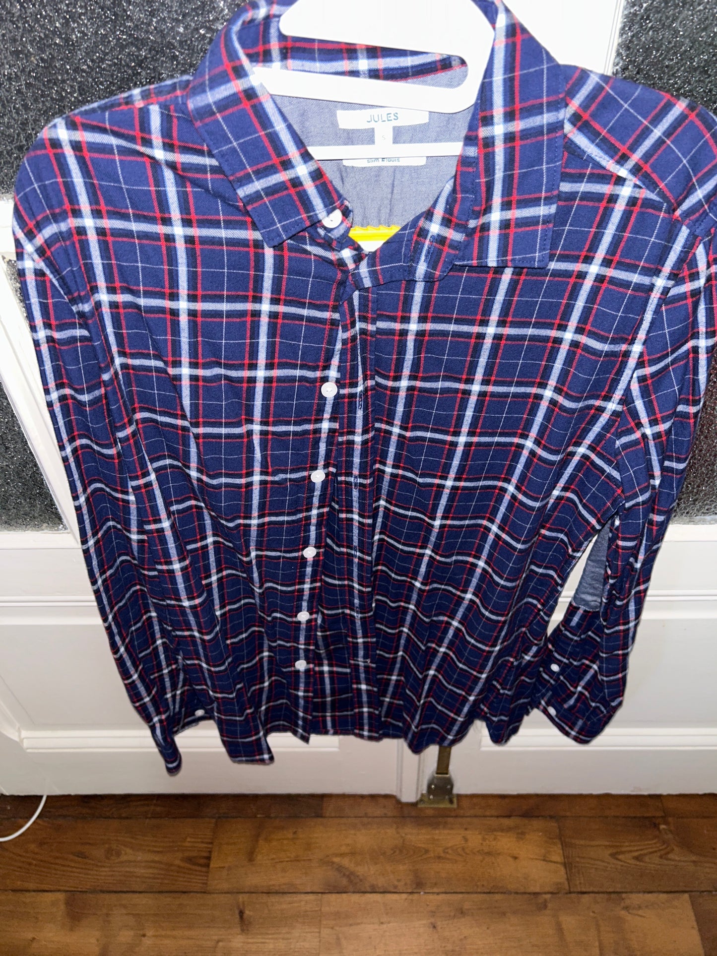 Chemise slim à carreaux flanelle