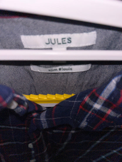 Chemise slim à carreaux flanelle