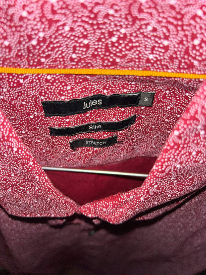 Chemise manches courtes slim imprimée