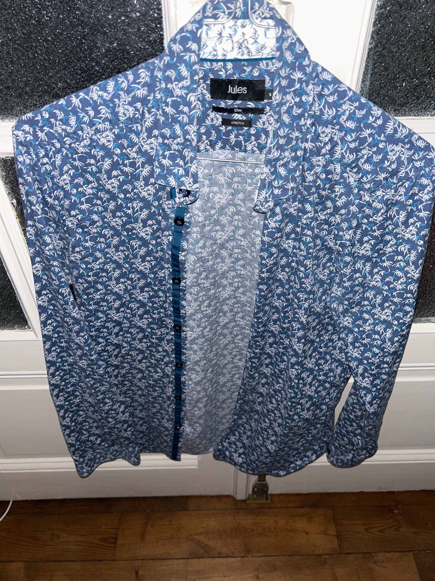 Chemise  en popeline stretch coupe ajust