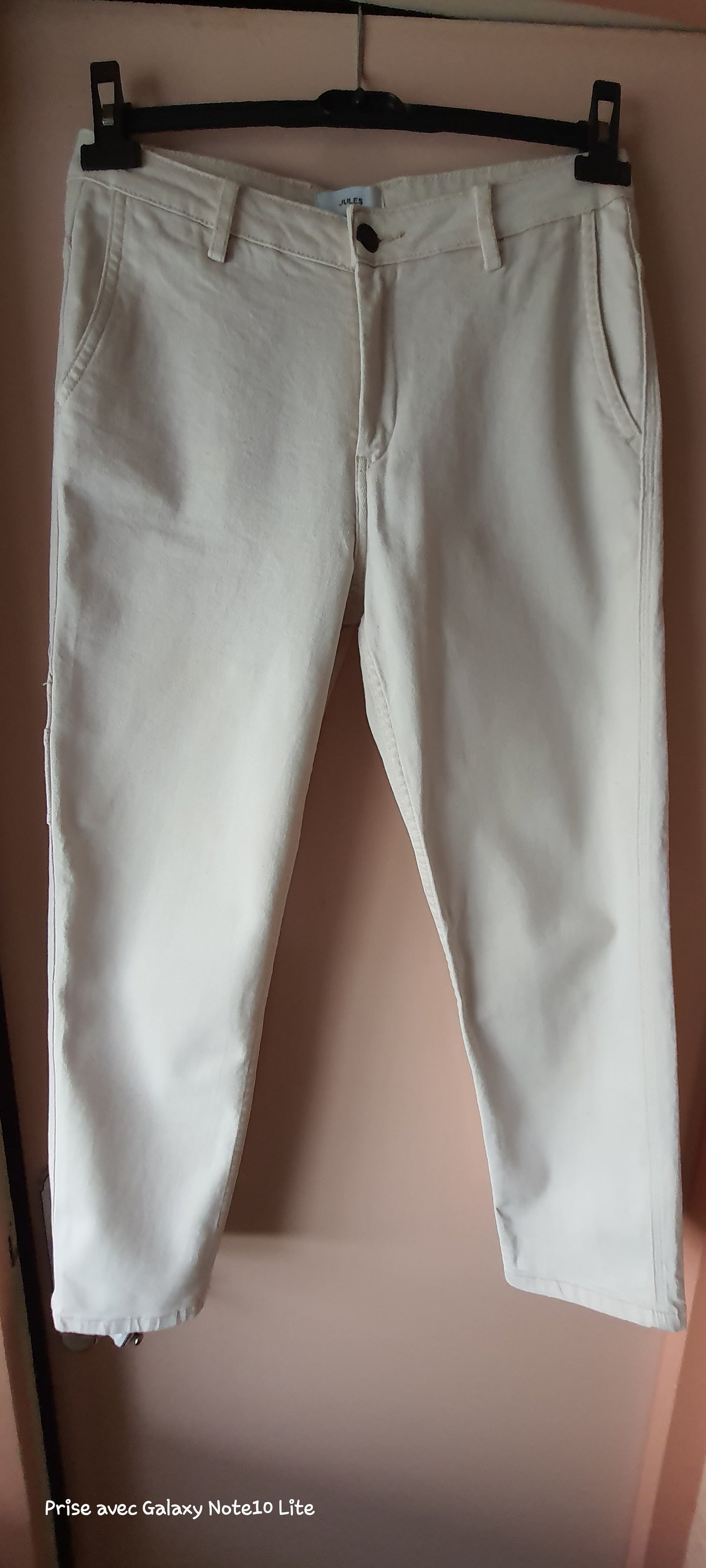 Jean large beige
