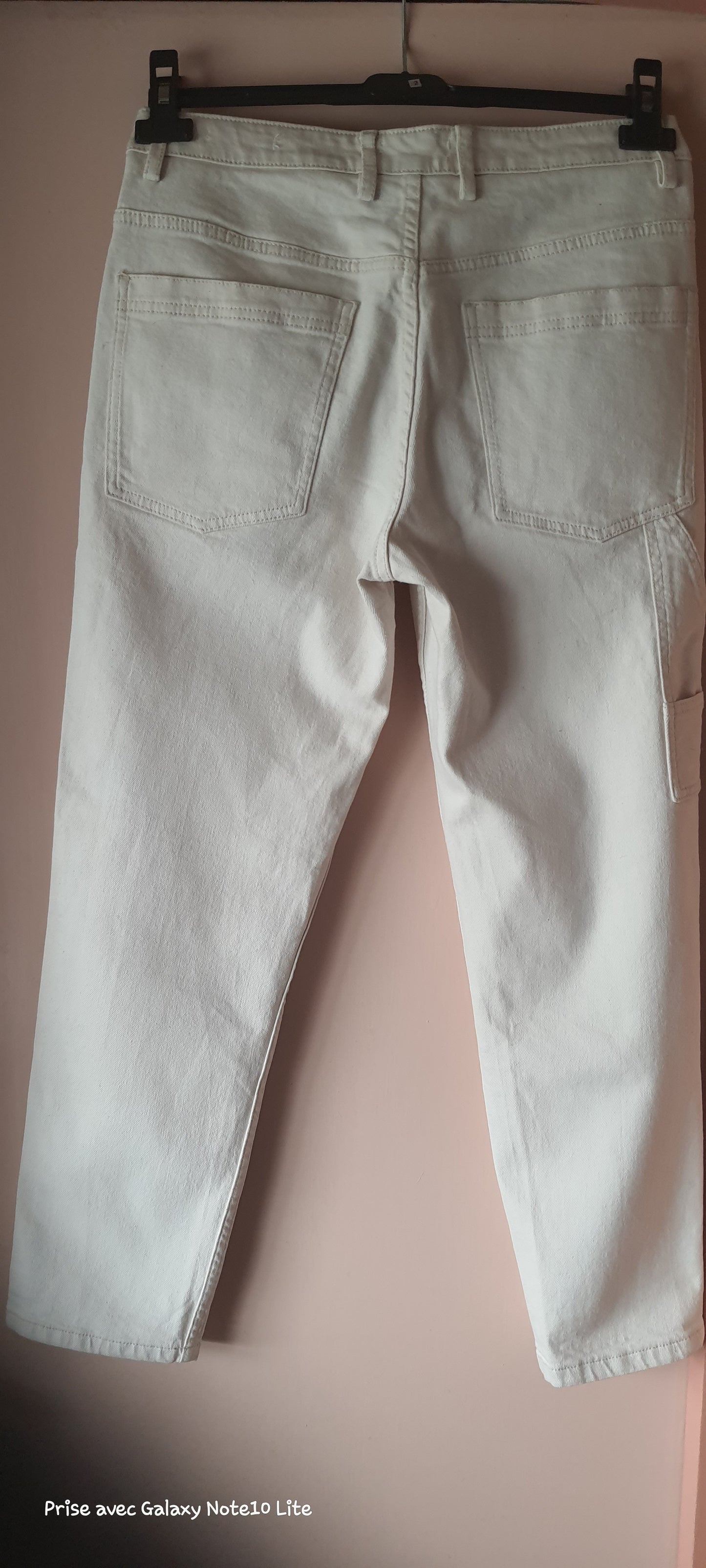 Jean large beige