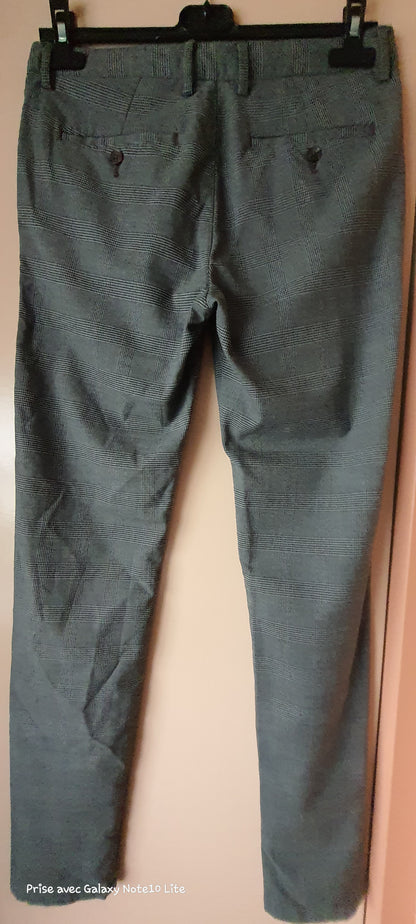 Pantalon à carreaux