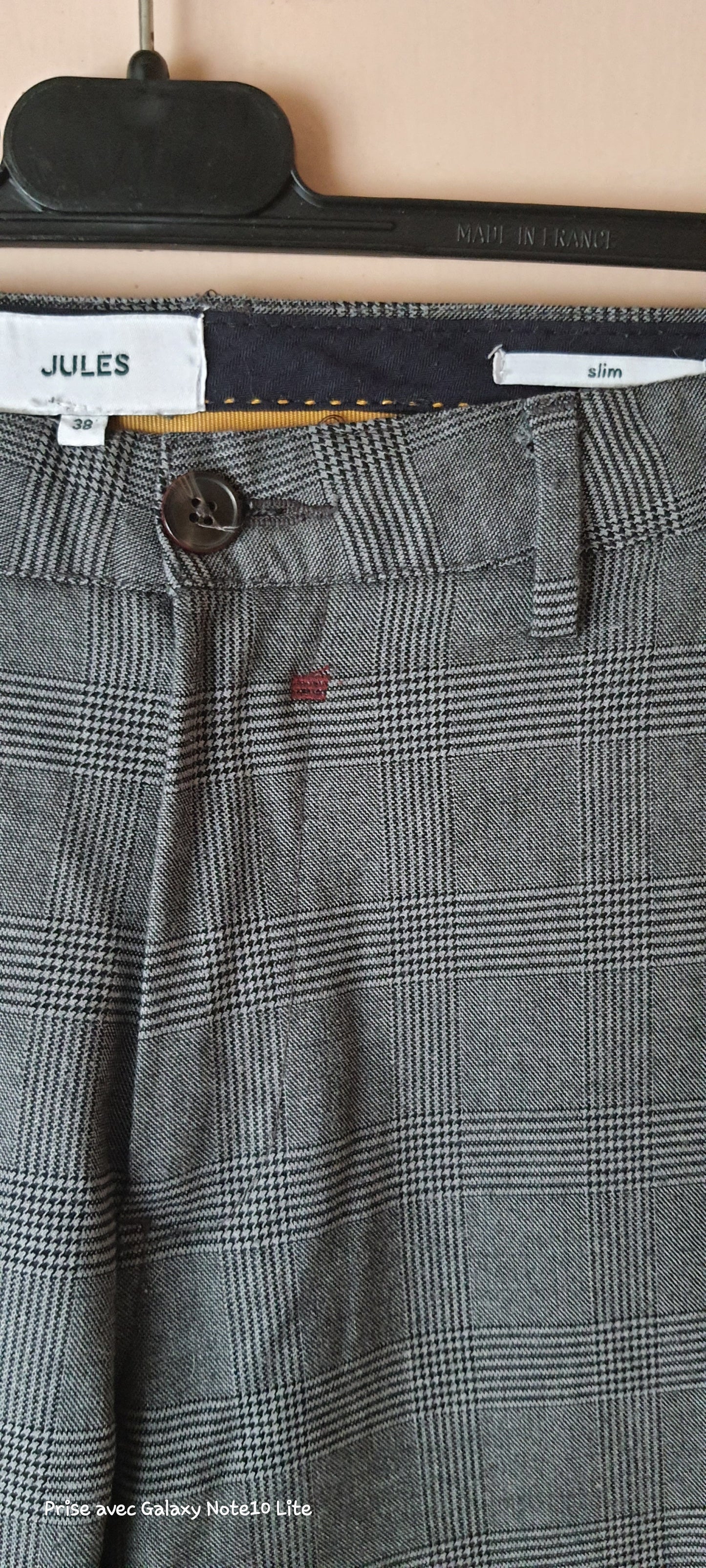 Pantalon à carreaux