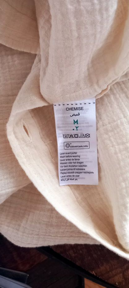 chemise JULES beige