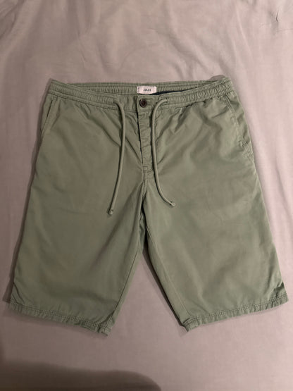 Bermuda chino uni taille élastiquée