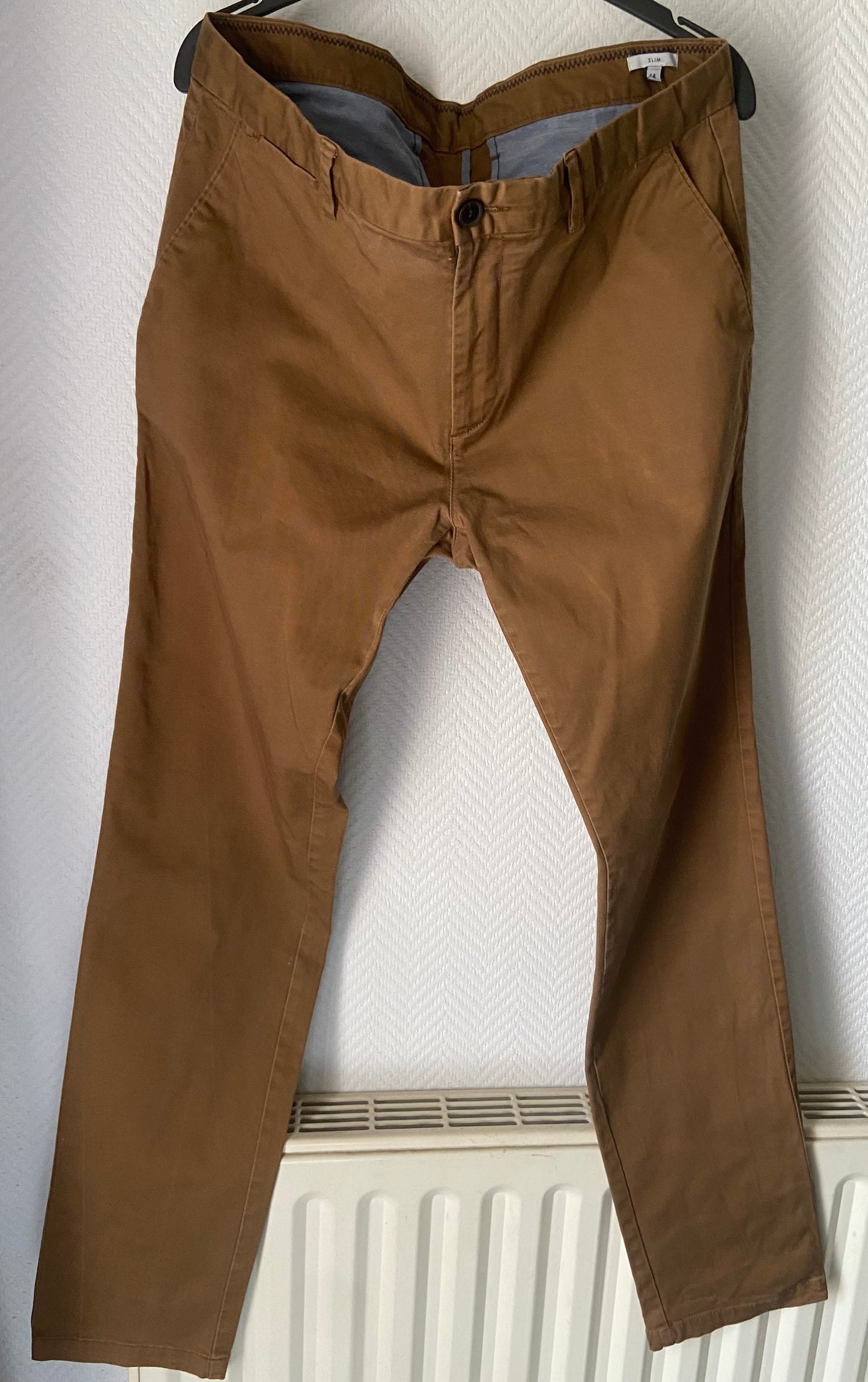 Pantalon chino slim coton stretch