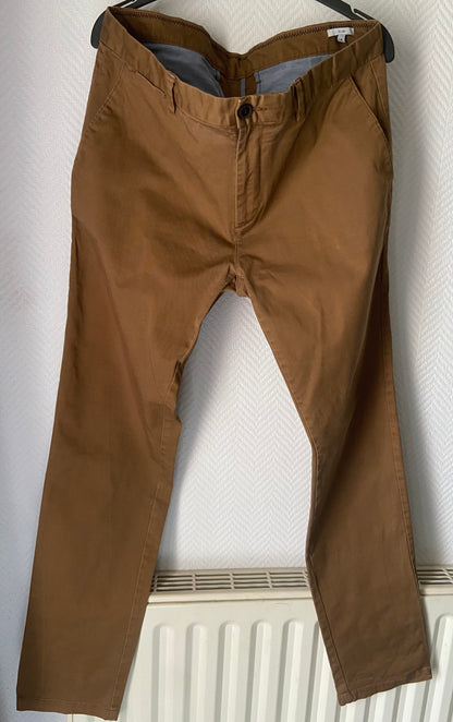 Pantalon chino slim coton stretch