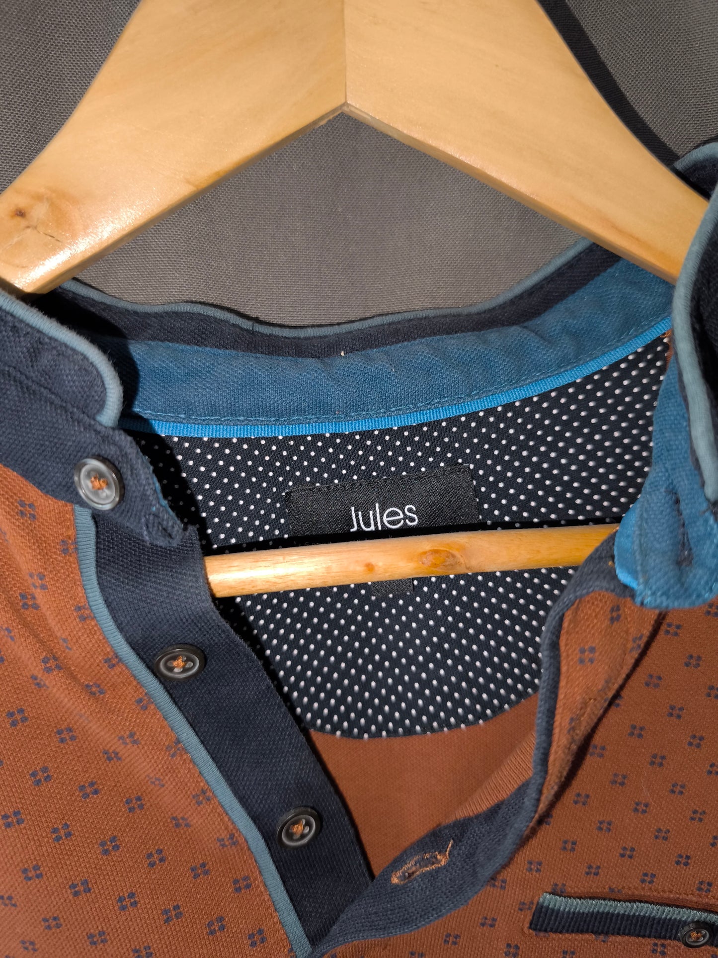 Polo manche courte imprimé col officier