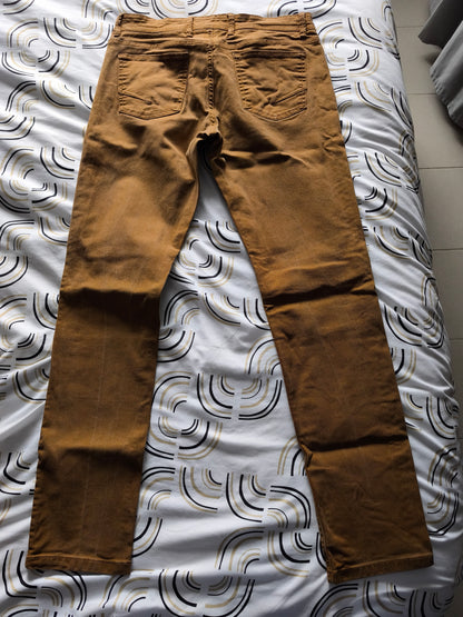 Pantalon chino marron clair