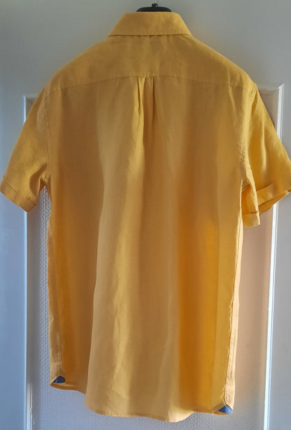 Chemise manches courtes regular lin