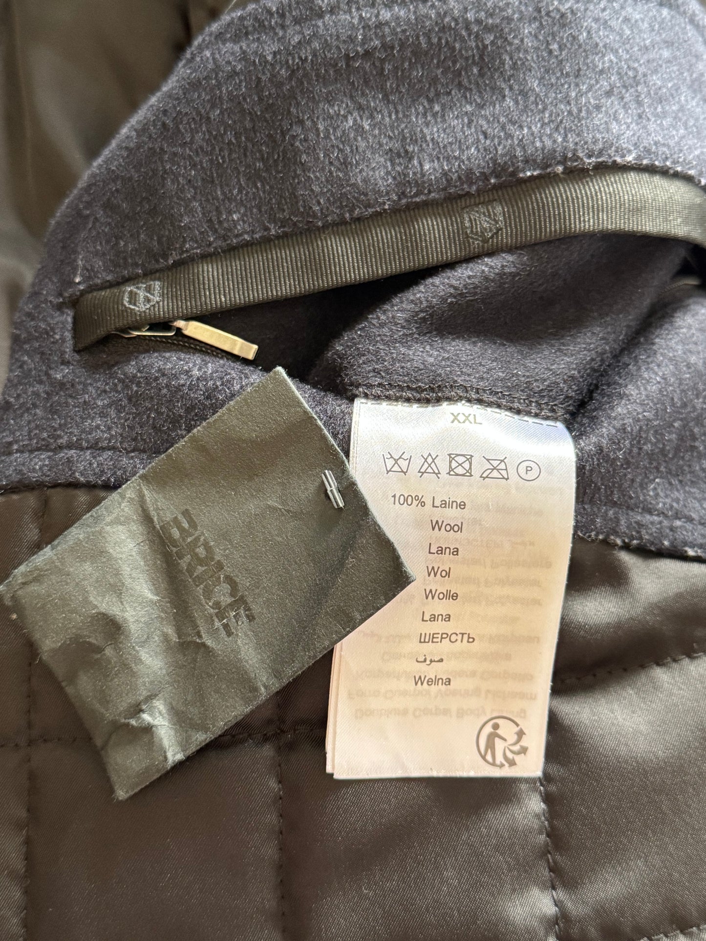 Manteau homme long fermeture double