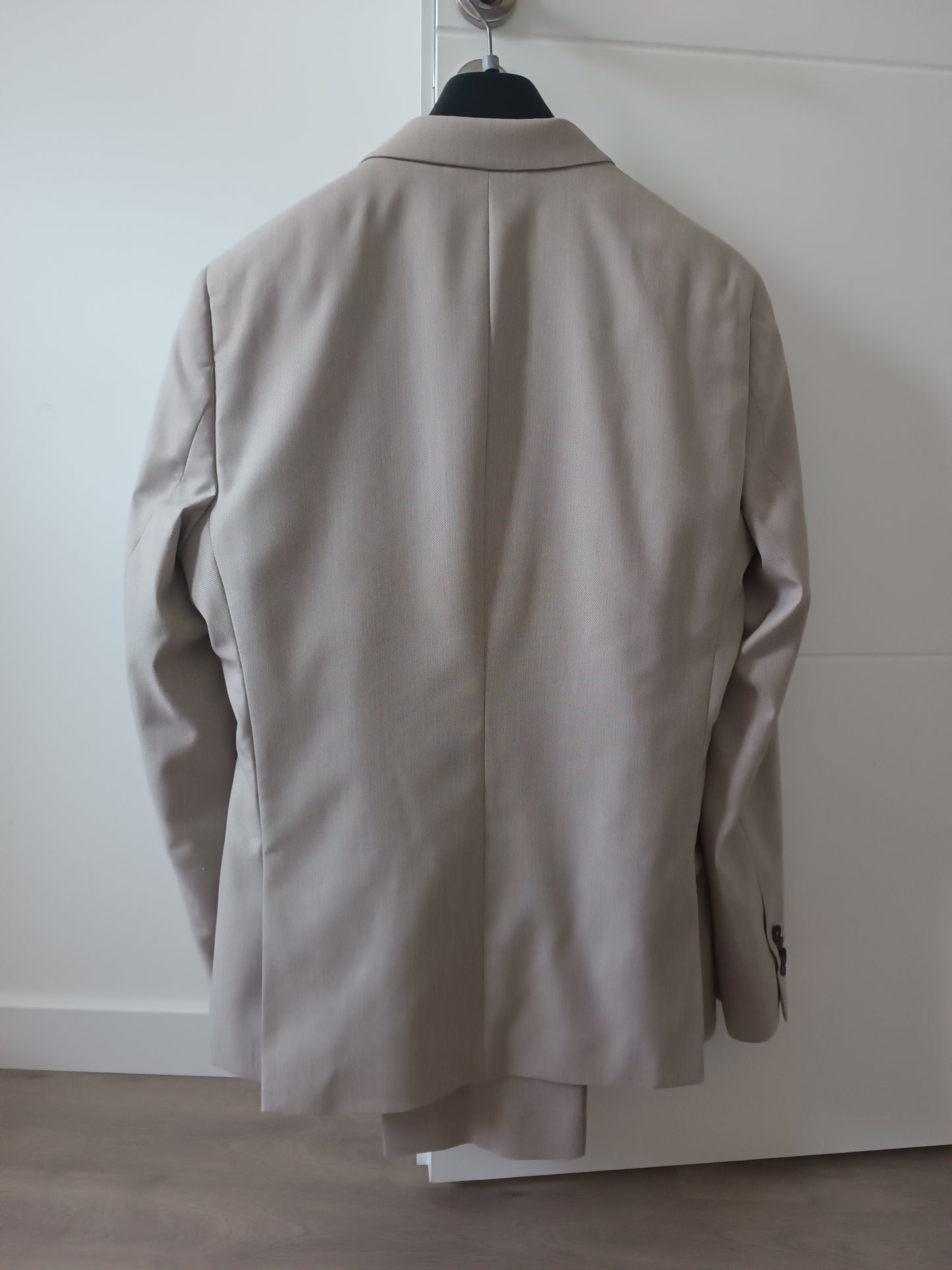 Veste de costume Slim beige unie
