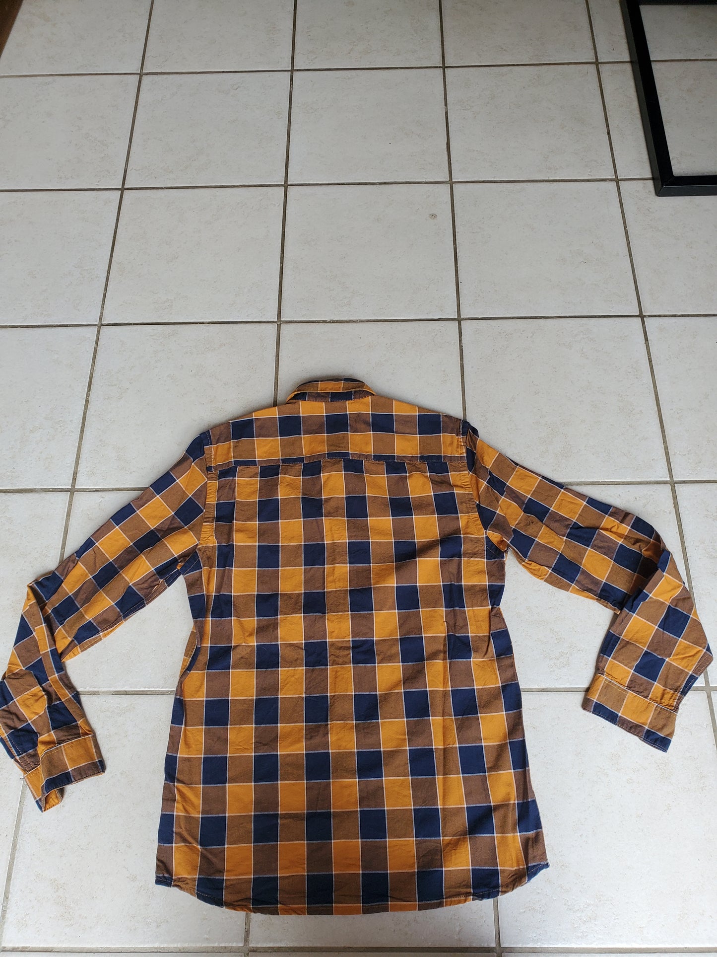 Chemise slim à carreaux