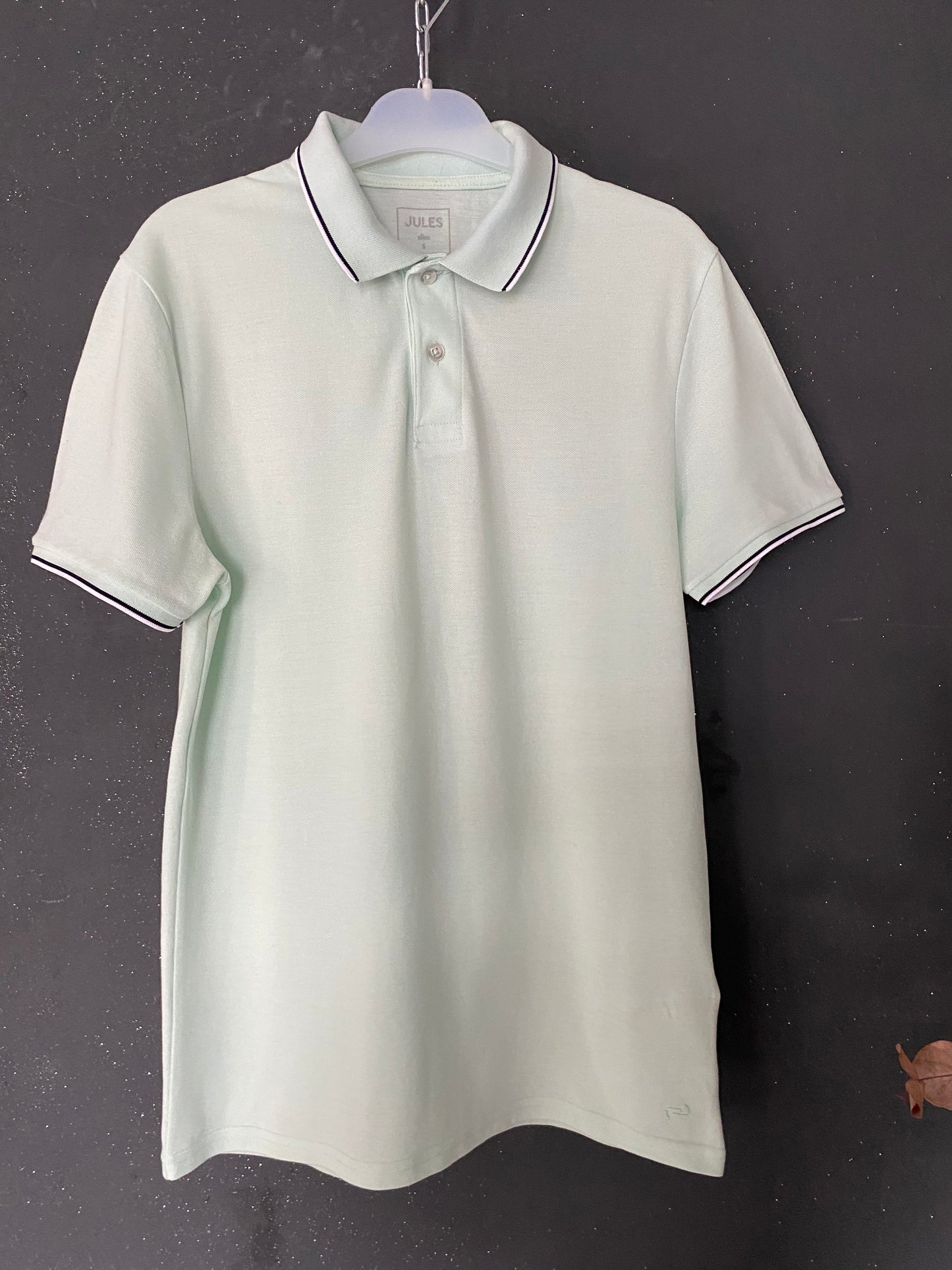 Polo manches courtes en piqué de coton