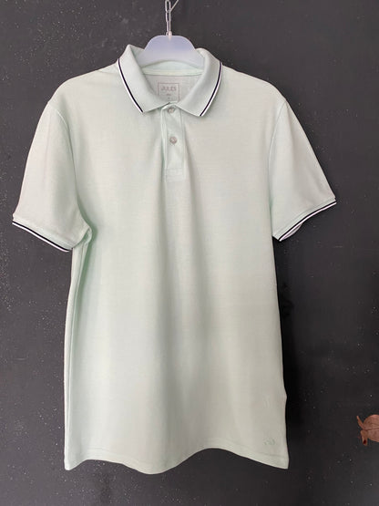 Polo manches courtes en piqué de coton