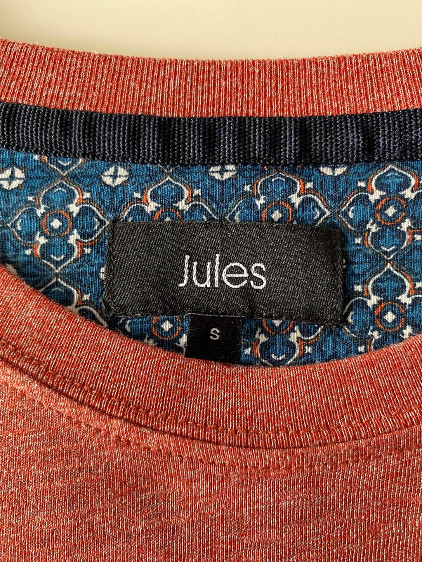 Teeshirt (d) brique marine poche à détails