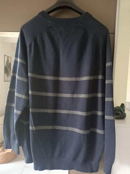 pull marine rayé
