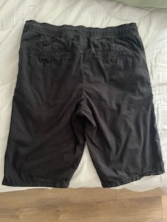 Bermuda noir Chino taille élastique